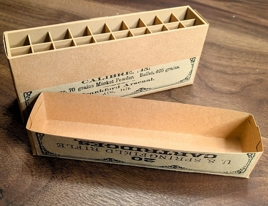 Cartridge Box: .45-70 Springfield Rifle, 20 Round
