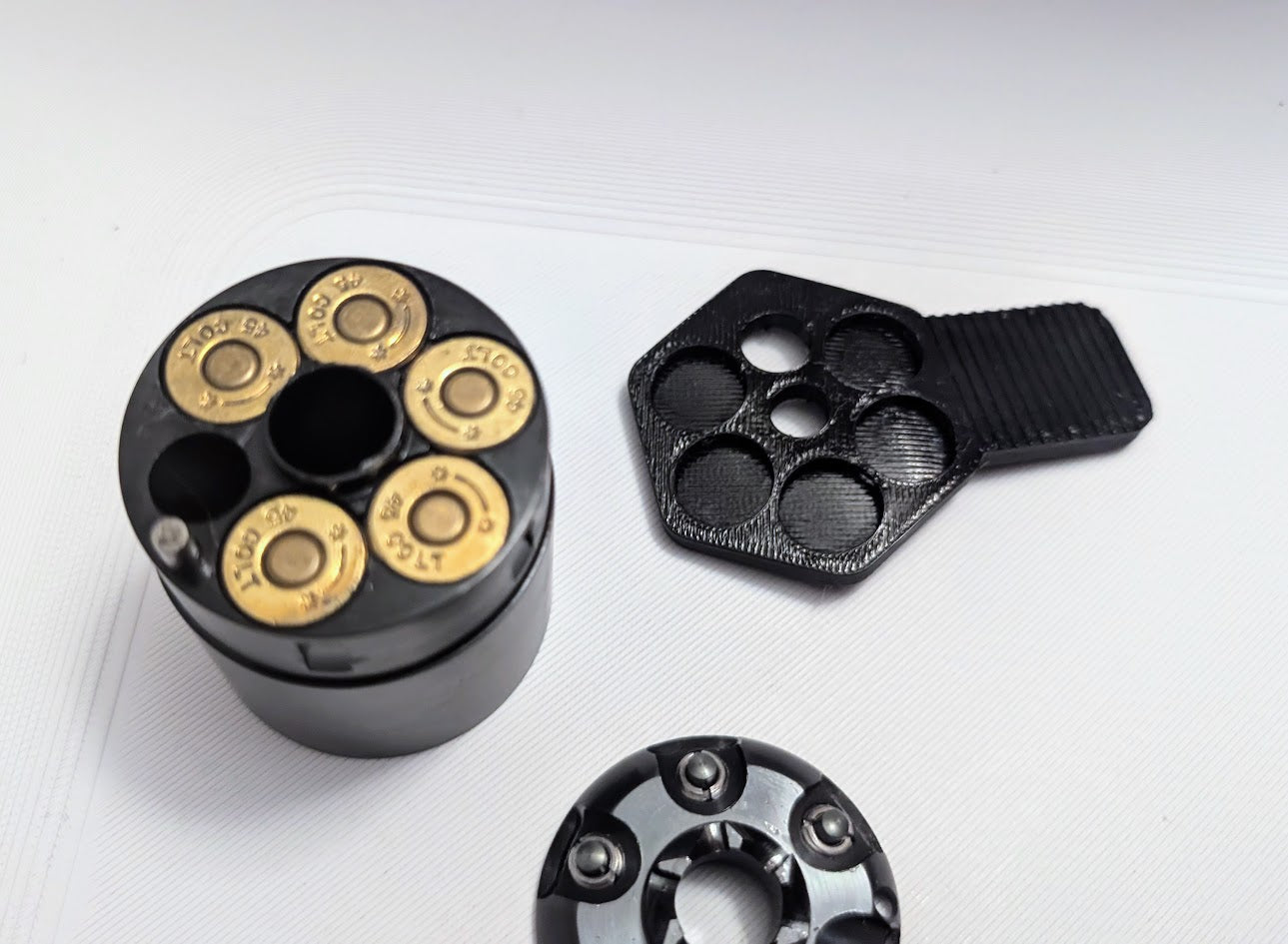 Conversion Speedloader: New Model 5-Shot for .45 Colt 1860 Army Howell Cylinder