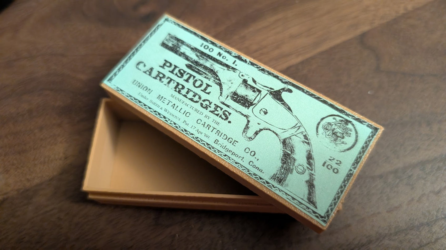 Cartridge Box: .22 Short, S&W Model 1