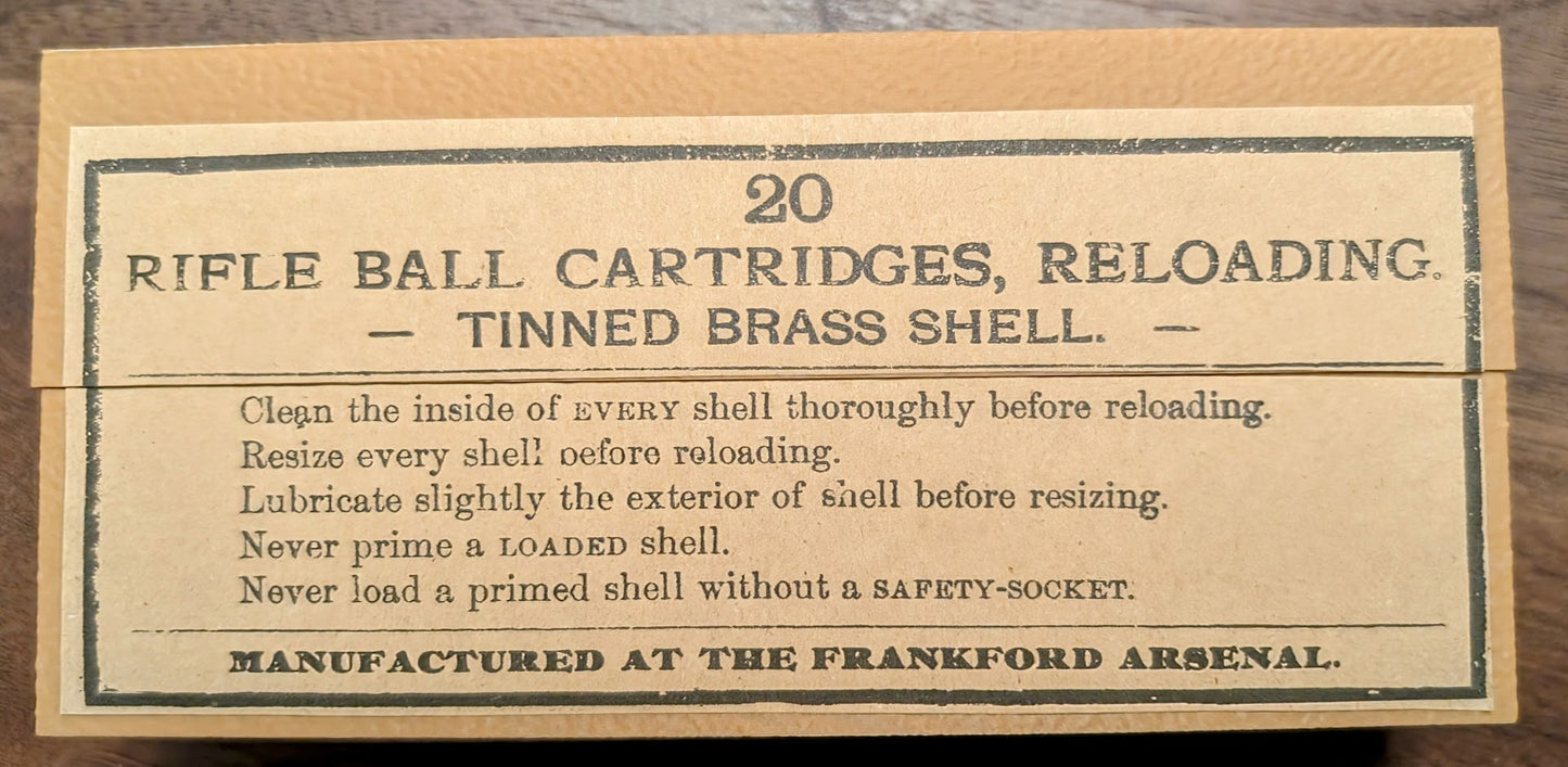 Cartridge Box: All-Plastic .45-70 Springfield Rifle, 20 Round