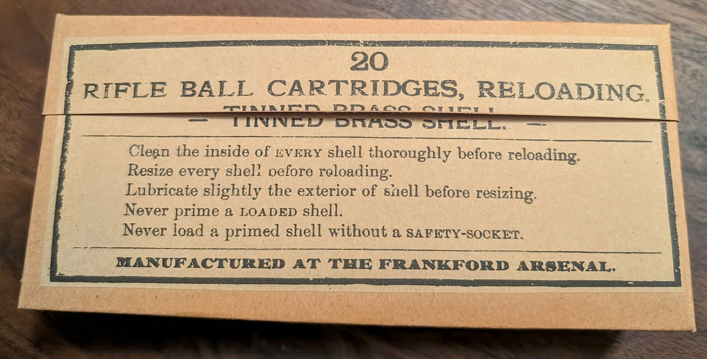 Cartridge Box: .45-70 Springfield Rifle, 20 Round