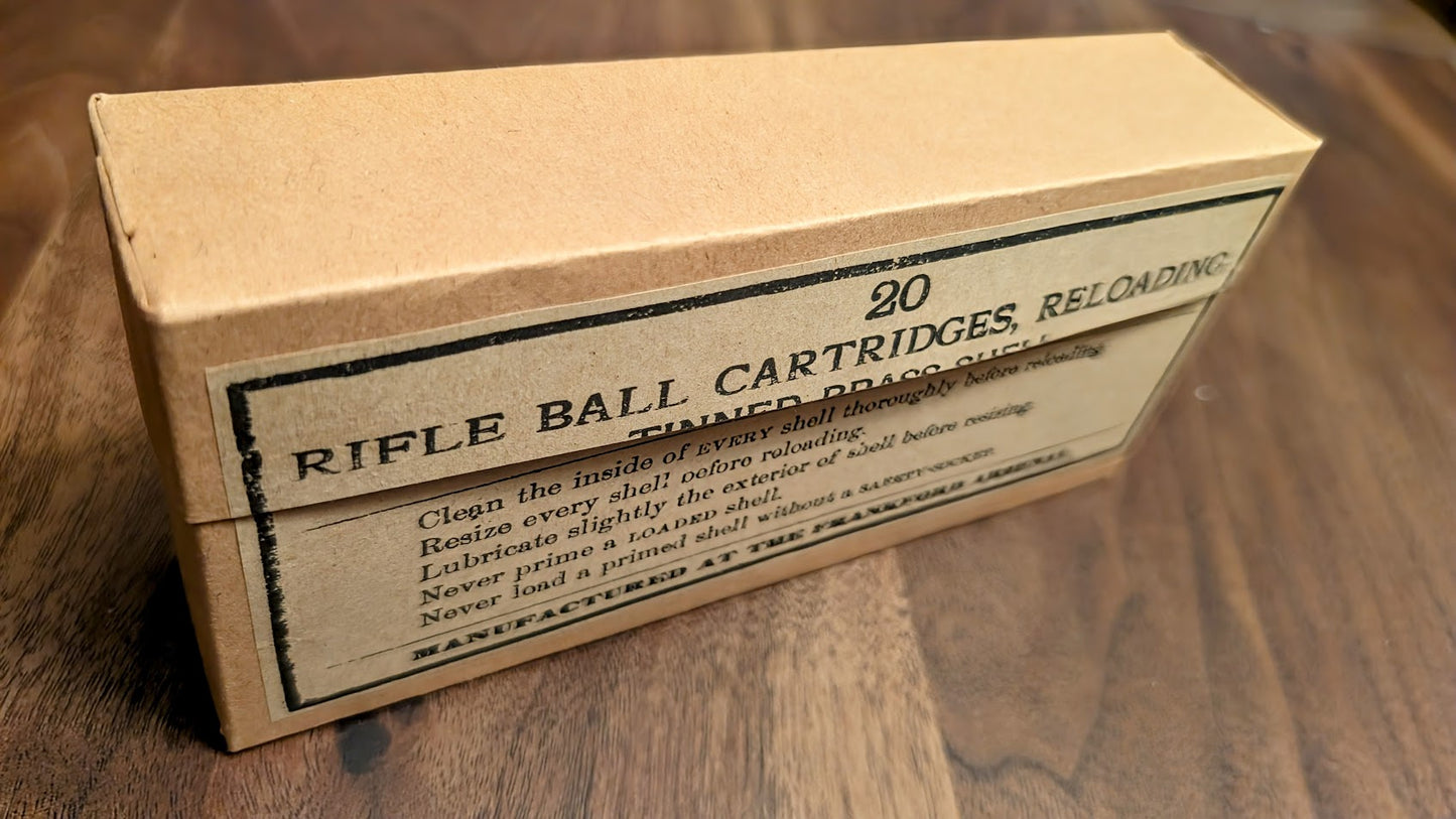 Cartridge Box: .45-70 Springfield Rifle, 20 Round