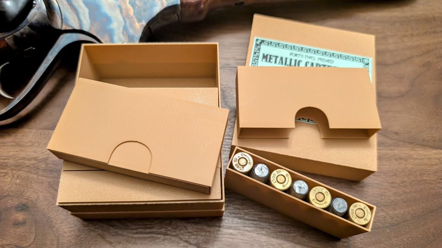 Cartridge Box: All-Plastic Spencer Rifle or Carbine .45 Colt and .44/40, 42-Round with 7-Round Sleeves