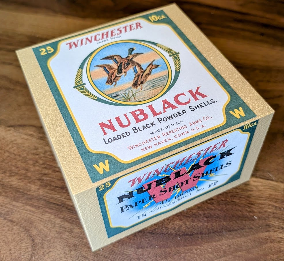 Cartridge Box: All-Plastic 10-Gauge Shotgun Shell, 25 Round
