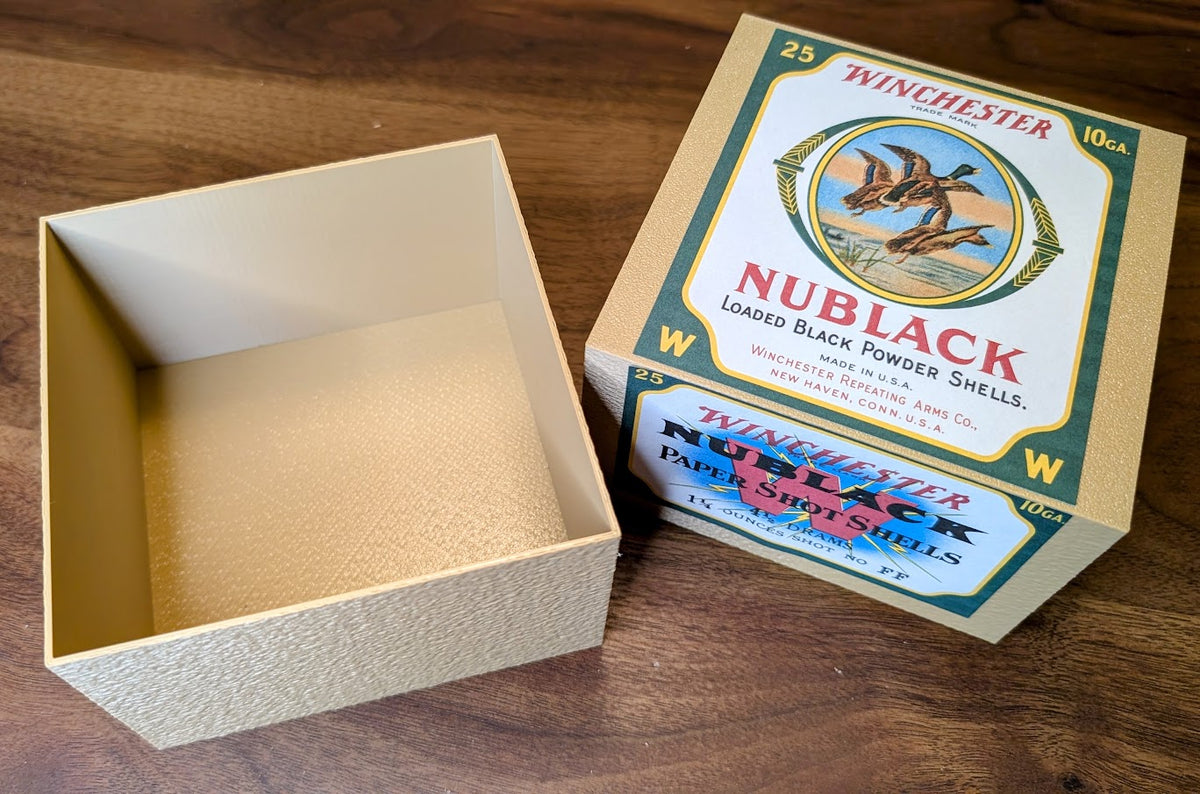 Cartridge Box: All-Plastic 10-Gauge Shotgun Shell, 25 Round