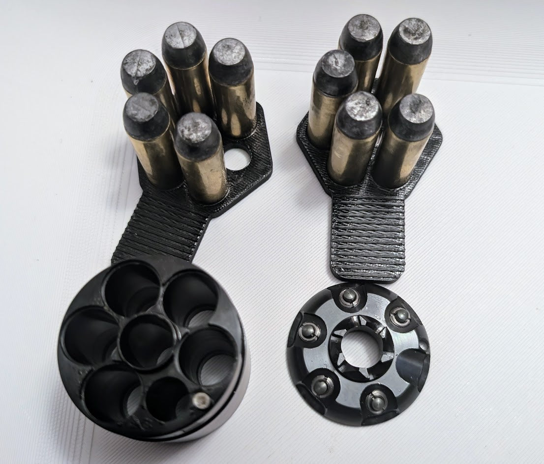 Conversion Speedloader: New Model 5-Shot for .45 Colt 1860 Army Howell Cylinder