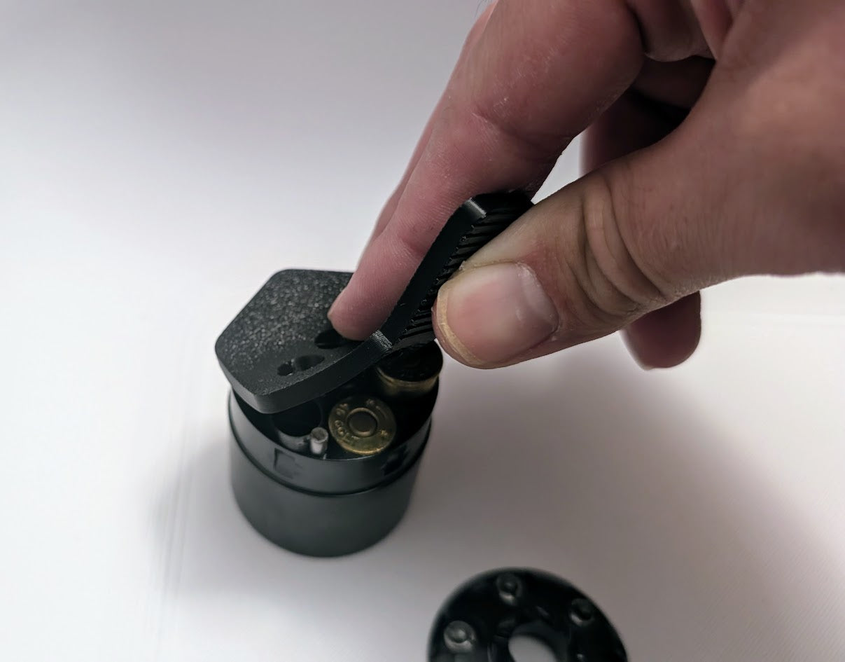 Conversion Speedloader: New Model 5-Shot for .45 Colt 1860 Army Howell Cylinder