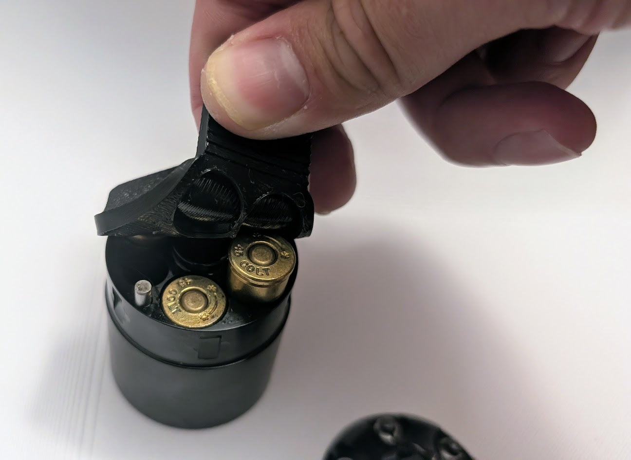 Conversion Speedloader: New Model 5-Shot for .45 Colt 1860 Army Howell Cylinder