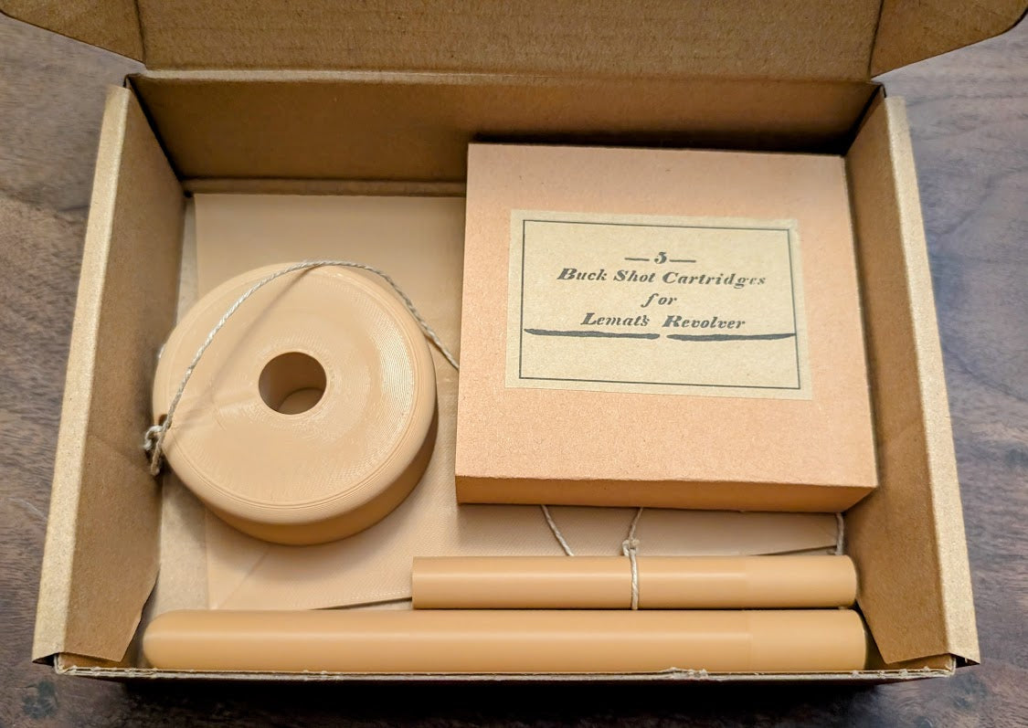 Paper Cartridge Kit: 20 Gauge Buckshot for LeMat, 20 Gauge Muzzleloading Shotguns