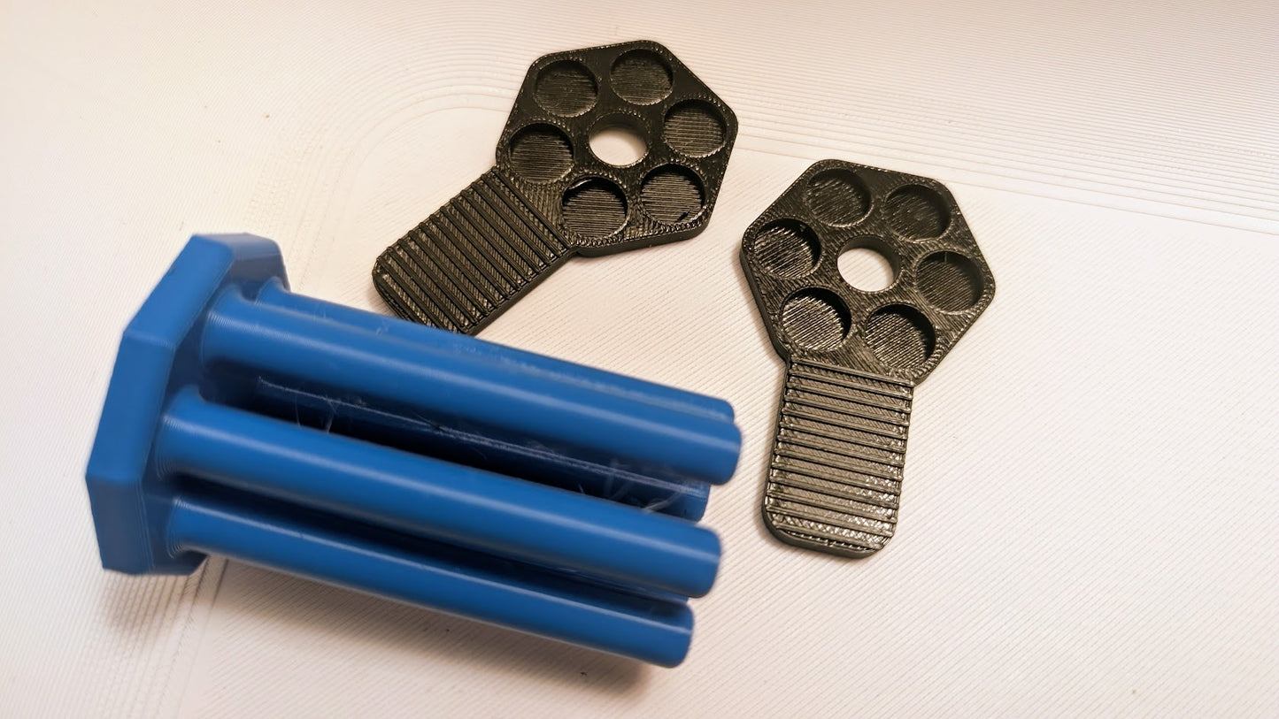 Conversion Cylinder Kit: Two Speedloaders and Ejector Tool for Howell Cylinders