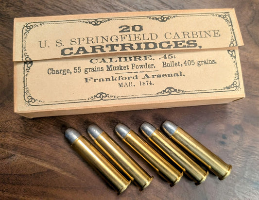 Cartridge Box: .45-70 Springfield Carbine, 20 Round