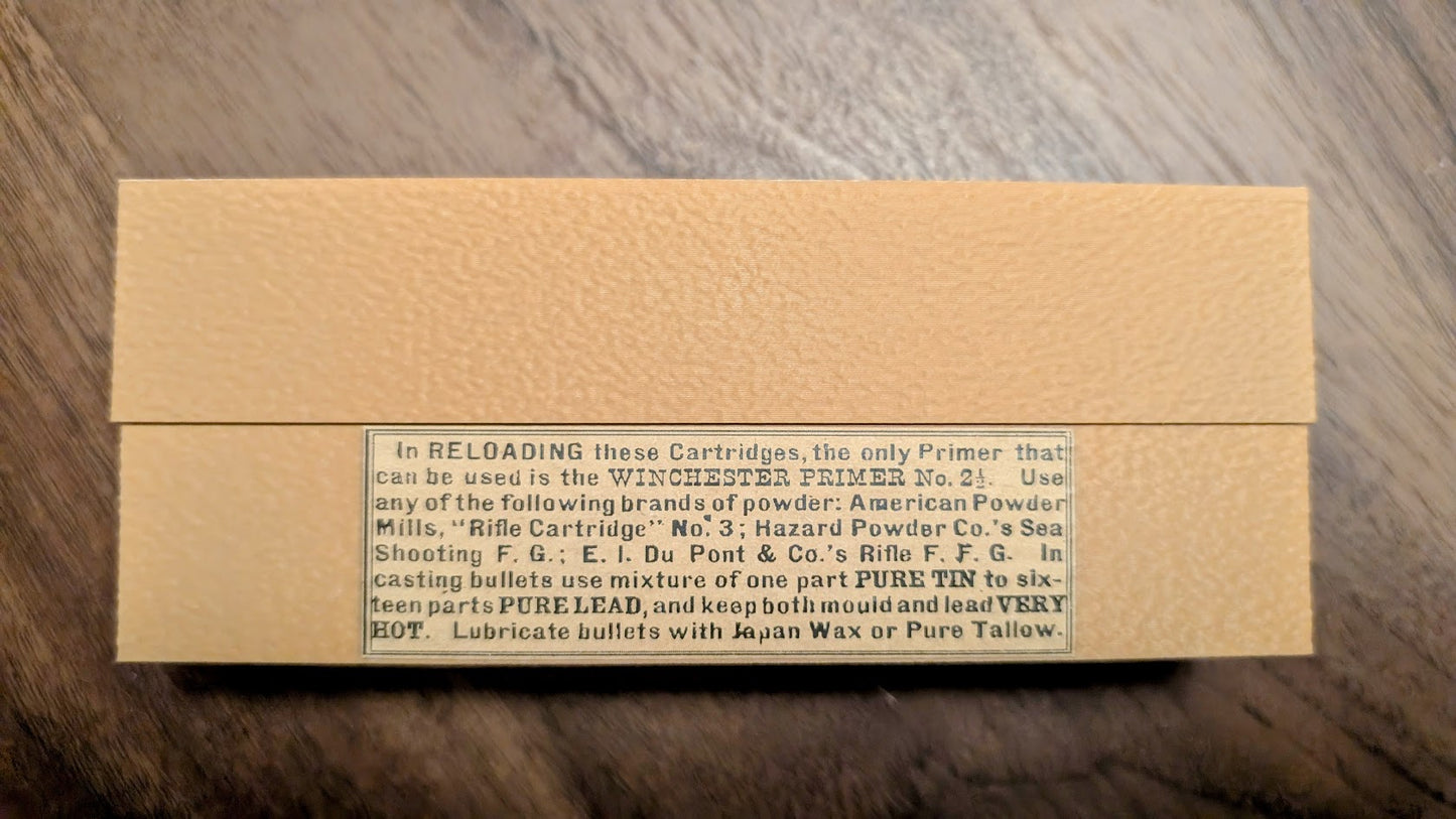 Cartridge Box: All-Plastic .45-60 Winchester Centerfire (WCF) 1876, 20 Round