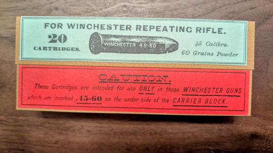 Cartridge Box: All-Plastic .45-60 Winchester Centerfire (WCF) 1876, 20 Round