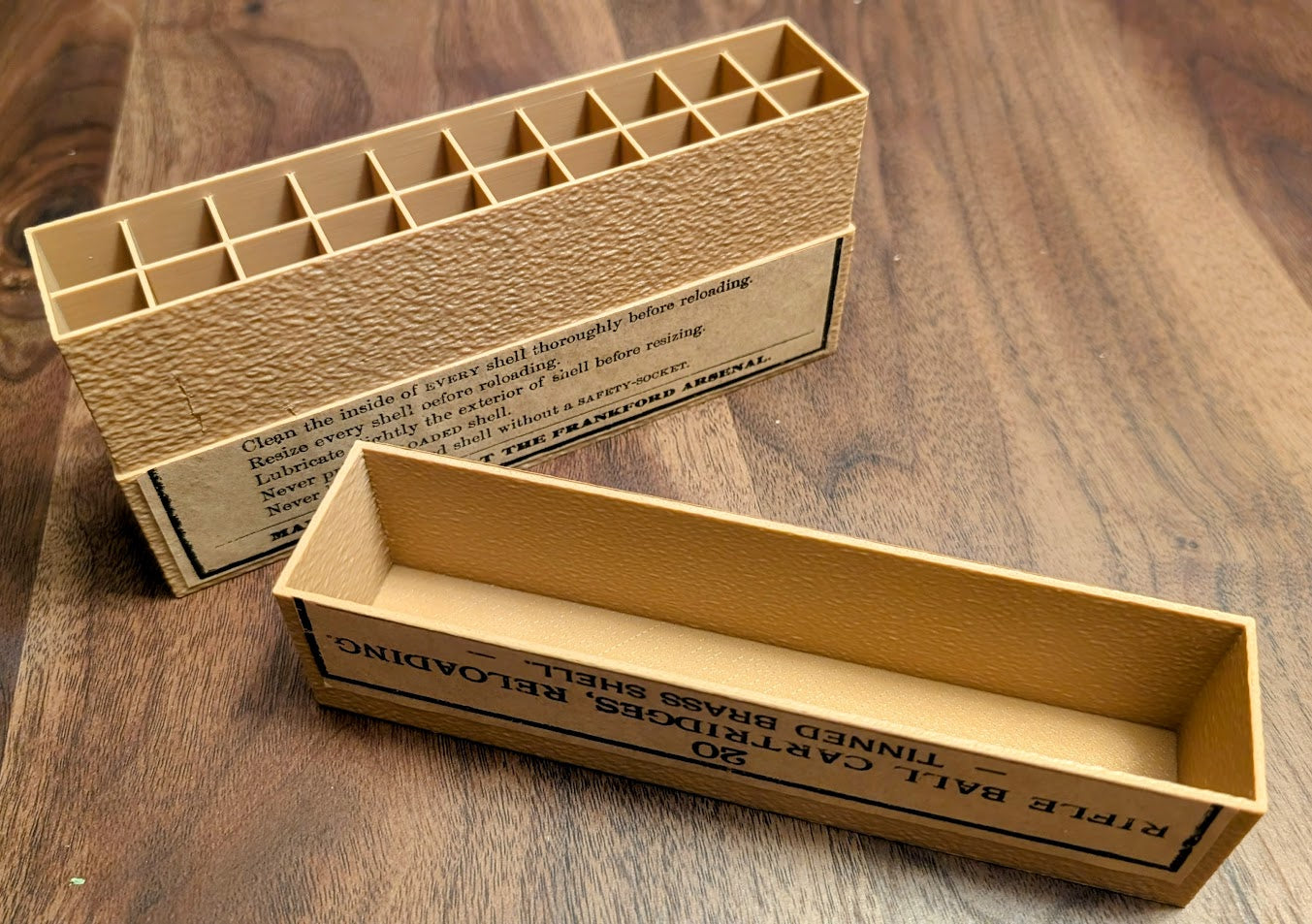 Cartridge Box: All-Plastic .45-70 Springfield Rifle, 20 Round