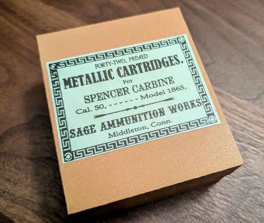 Cartridge Box: All-Plastic Spencer Rifle or Carbine .45 Colt and .44/40, 42-Round with 7-Round Sleeves