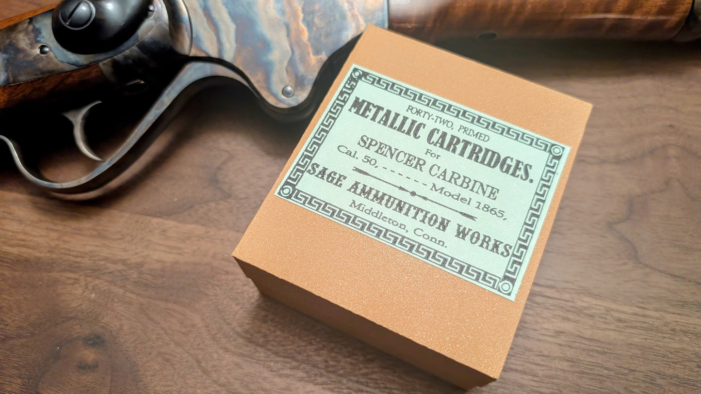Cartridge Box: All-Plastic Spencer Rifle or Carbine .45 Colt and .44/40, 42-Round with 7-Round Sleeves