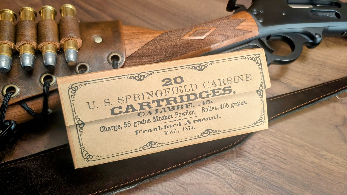 Cartridge Box: .45-70 Springfield Carbine, 20 Round