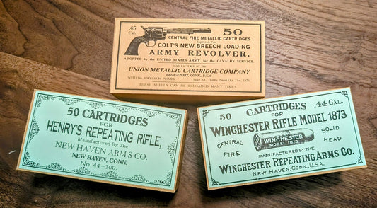 Cartridge Box: .45 Colt, .44 Henry, or .44-40, 50-Round