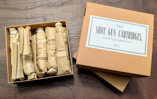 Paper Cartridge Boxes: 20-Gauge, 5/10 Round, for LeMat, Muzzleloading Shotguns