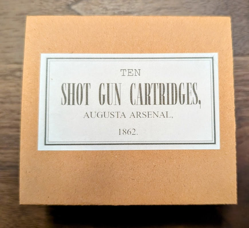 Paper Cartridge Boxes: 20-Gauge, 5/10 Round, for LeMat, Muzzleloading Shotguns