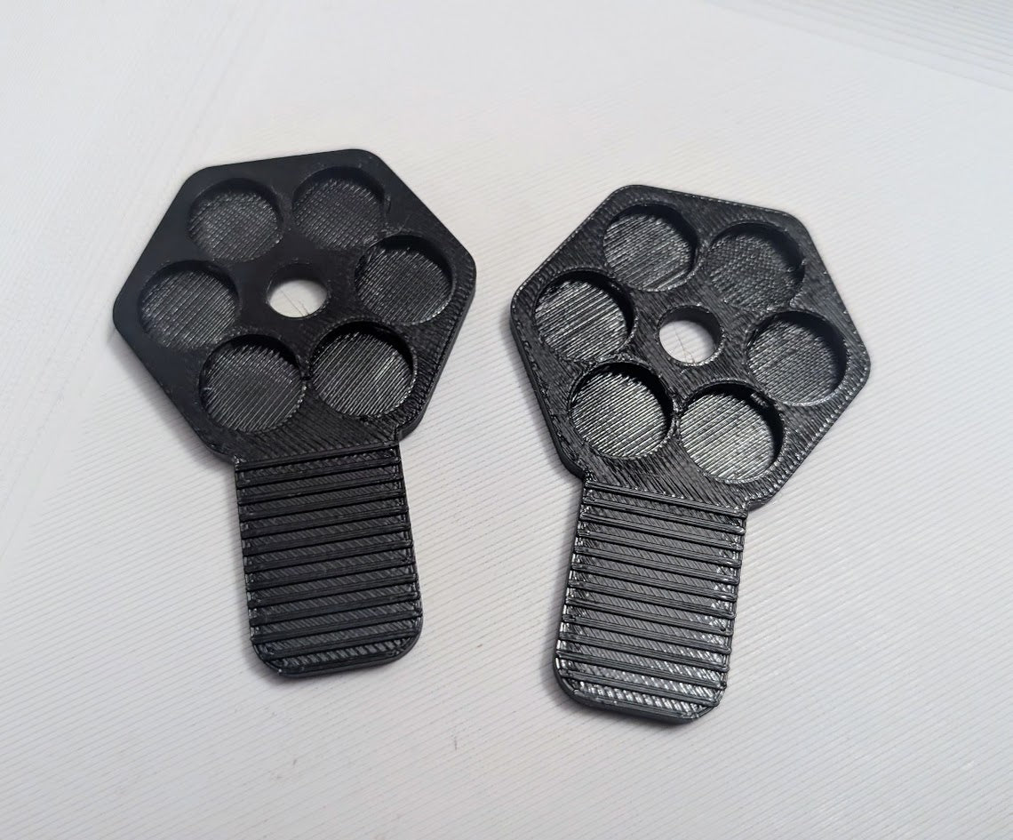Conversion Speedloader: 6-Shot for .45 LC Remington 1858 Howell Cylinder, Pack of Two