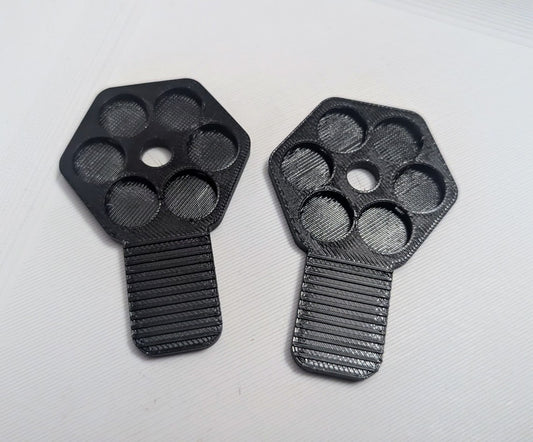Conversion Speedloader: 6-Shot for .45 LC Remington 1858 Howell Cylinder, Pack of Two