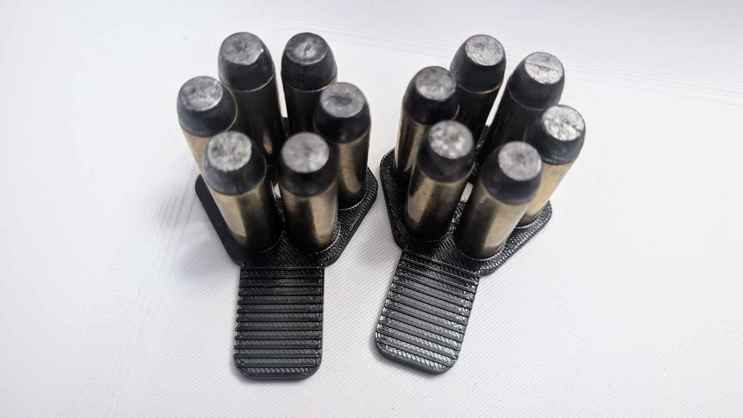 Conversion Speedloader: 6-Shot for .45 LC Remington 1858 Howell Cylinder, Pack of Two