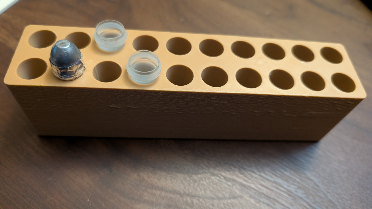 Burnside Carbine Cartridge Block for Leather Boxes, Block Only, SEE DESCRIPTION