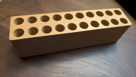 Burnside Carbine Cartridge Block for Leather Boxes, Block Only, SEE DESCRIPTION