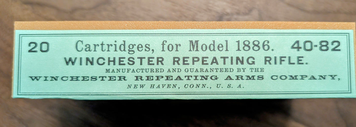 Cartridge Box: All-Plastic .40-82 WCF, 20 Round