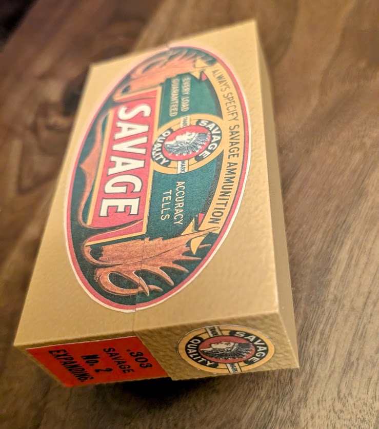 Cartridge Box: All-Plastic .303 Savage, 20 Round